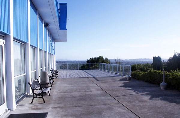 Vallejo Masonic Event Center outside deck